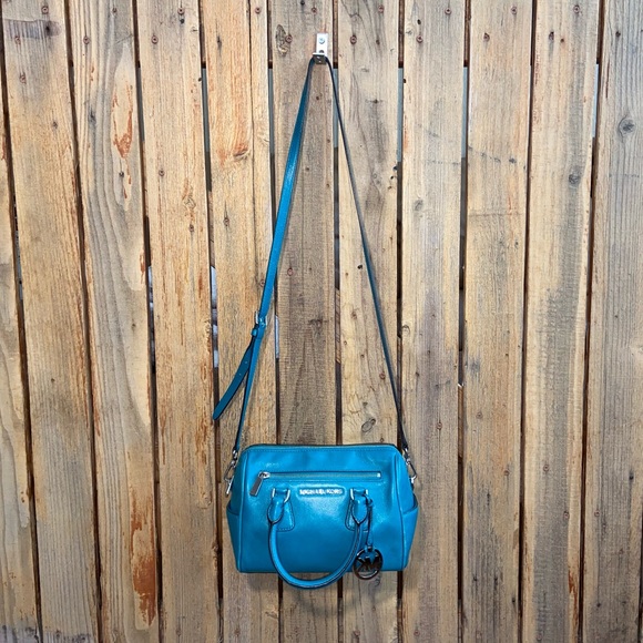 Michael Kors Handbags - Micheal Kors Blue Leather Crossbody